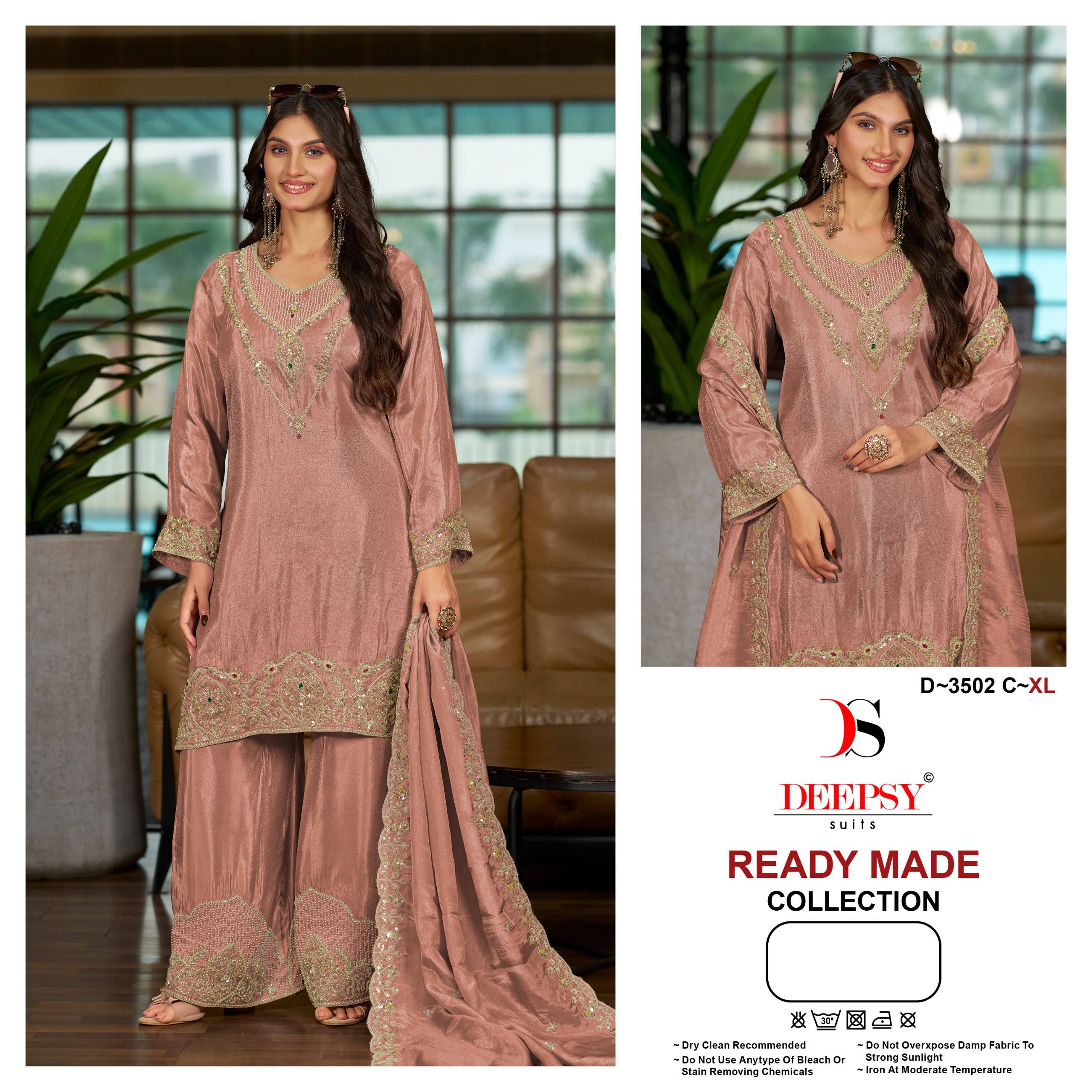 D-3502 SERIES BY DEEPSY SUITS Pakistani Suits Colorful Ethnic Wear Pure Viscouse Readymade Dresses At Wholesale